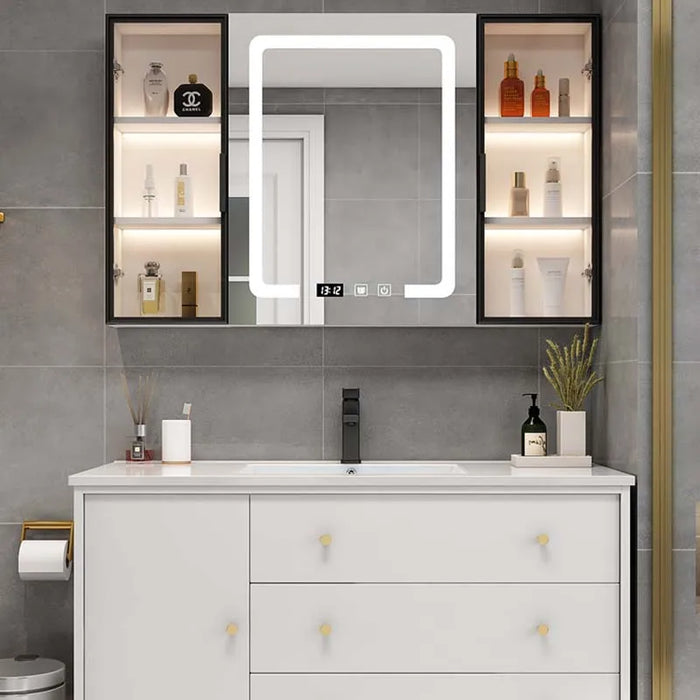 Vintage Medicine Bathroom Cabinets Washbasin Under Sink Bathroom Cabinets Vanity Pantry Badezimmerschränke Postmodern Furniture
