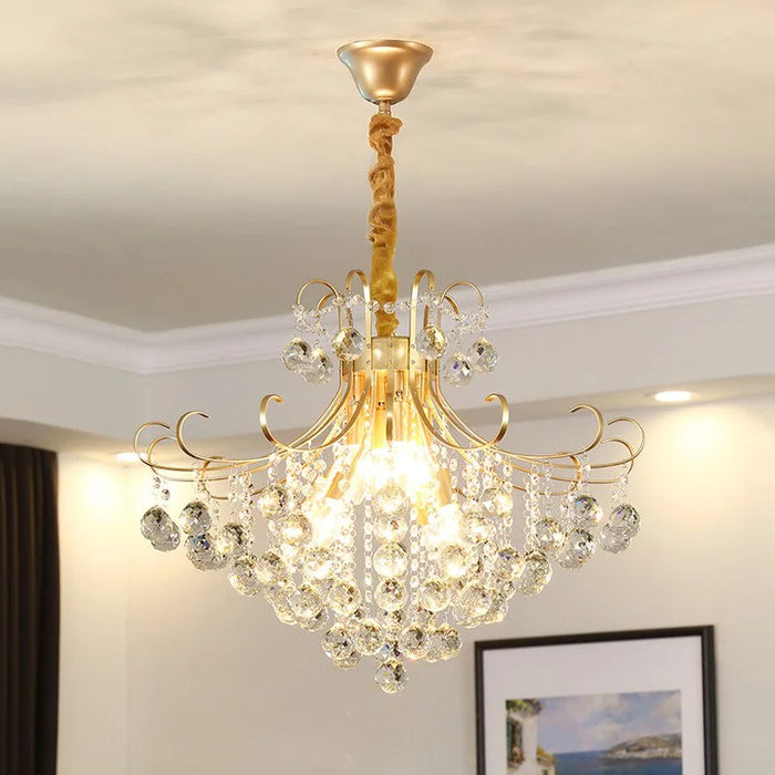 American Style Chandelier Living Room Bedroom Dining Room Country European Style Minimalist Aisle Home Atmosphere Luxury