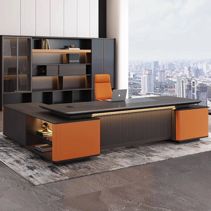 Conference Corner Office Desk Reception Setup Executive Floor Computer Desks Supplies Modern Mesa Escritorio Theater Furniture
