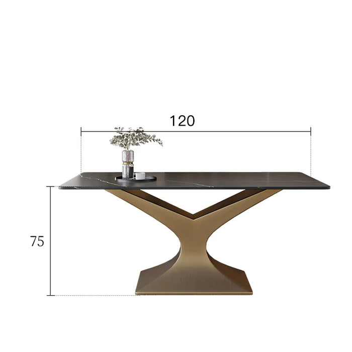 Large Rectangular Dining Table For 6 People Nordic Restaurant Grey Dining Table Chairs Custom Slate Muebles Kitchen Furniture