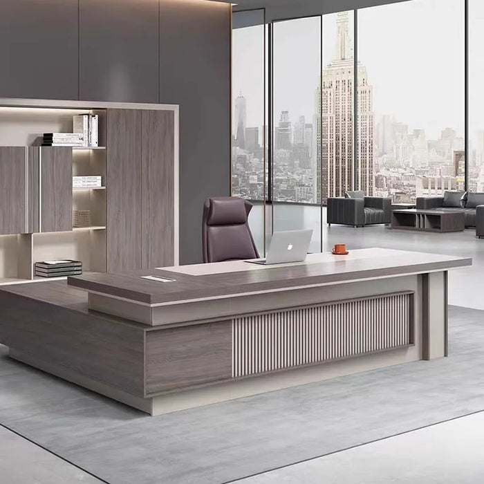 Luxury Monitor Office Desk Executive Workbench Table Work Desktops Office Desk Reception Mesa Escritorio Office Furniture