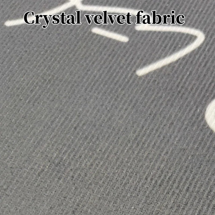 Living Room Crystal Velvet Carpet Non-slip Flower Print Area Rug Home Decoration Nordic Washroom Floor Mat Table Large Carpets