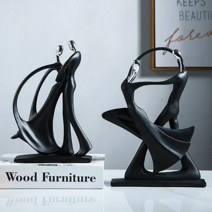 Nordic Statue Face Model Figure Home Decoration Accessories for Living Room Modern Abstract Sculpture Office Desk Figurines