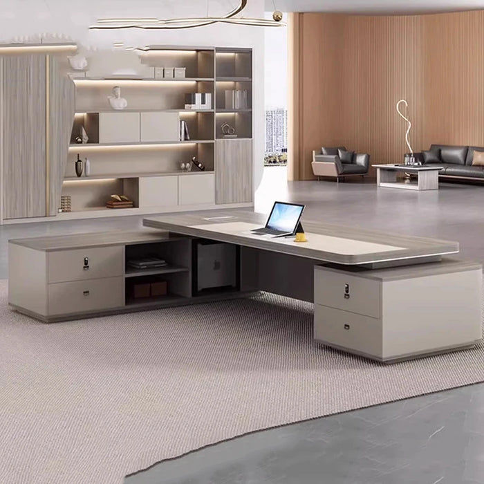 Vanity Conference Desk Organizer Executive Work Writing Office Desk Students Modern Storage Mesa De Escritorio Office Furniture