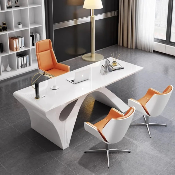 Laptop Meeting Office Desk Executive Computer Luxury Corner Stand Storage Office Desk Drafting Scrivania Angolare Furniture HDH