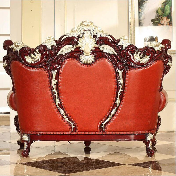 high quality  European  antique living room sofa furniture genuine leather set FS506