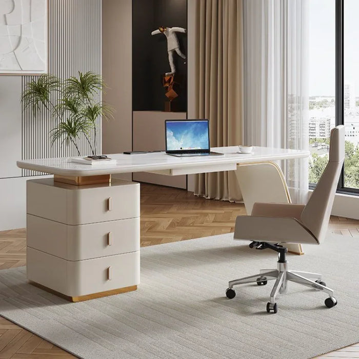 Slate Modern Office Desk Simplicity Italian Minimalism Computer Bedroom Study Office Desk Bureau Meuble Working Equipment QF50OD