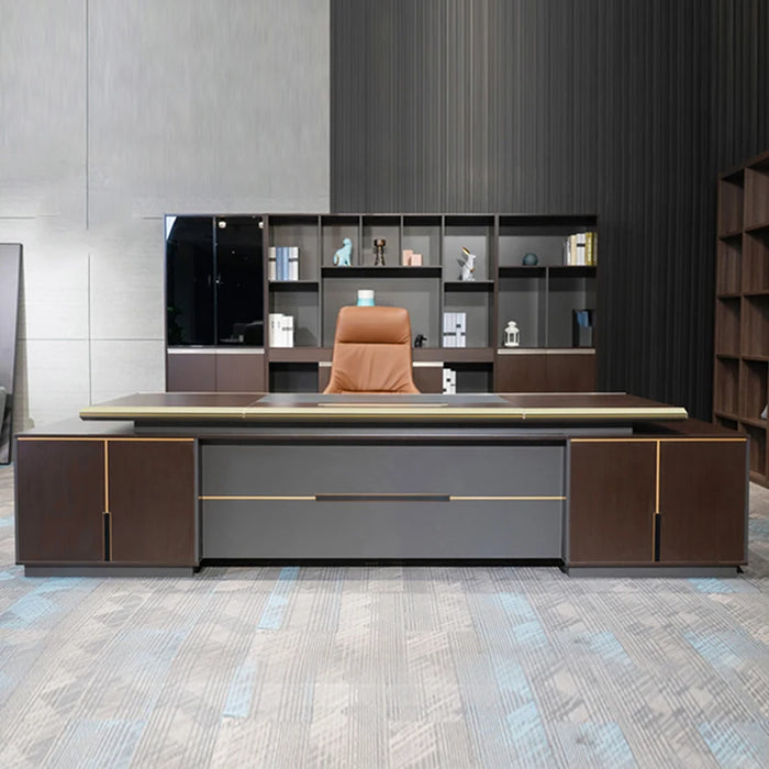 Writing Standing Desk Conference Drawers Modern Computer Office Desk L Shaped Storage Escritorios De Oficina Office Furniture