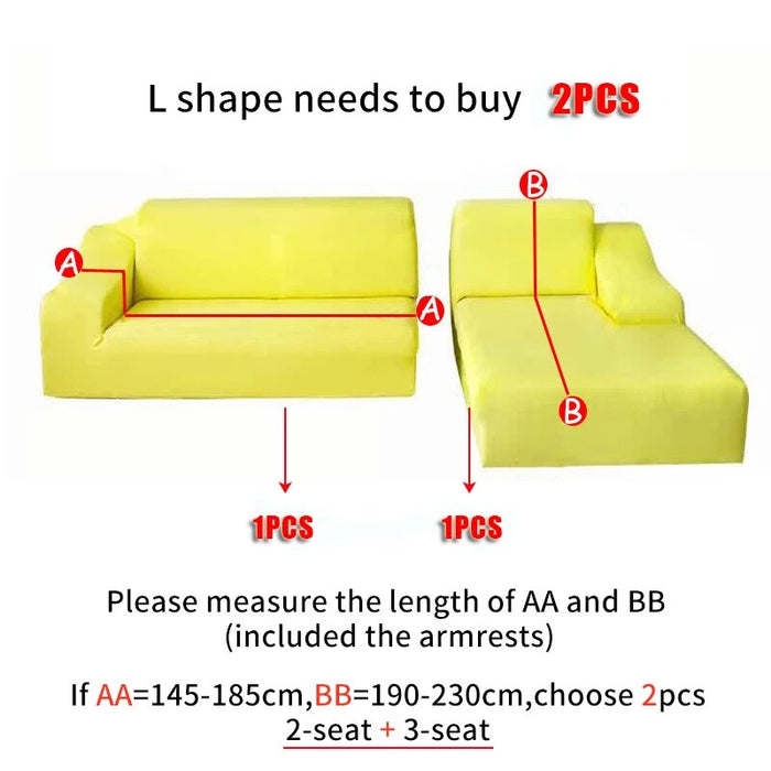 Velvet Sofa Covers Elastic Sectional Couch Cover L Shaped Sofa Slipcovers Case Armchair Chaise Lounge Case for Living Room