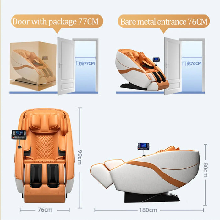 massage chair 4d zero gravity  Full body Electric Intelligent Massage Chair Heating Bluetooth Kneading  massage chairs full body