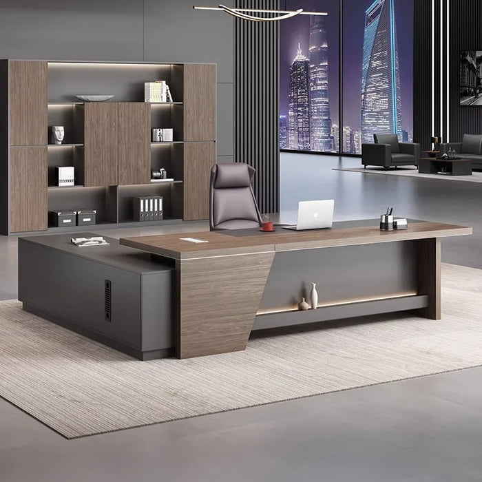 Executive Luxury Lap  Office Desk Boss Study Standing Modern Reception Table Conference Mesa Mesas De Computador Work Furniture