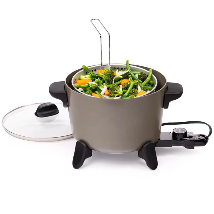 Big Kettle Ceramic Deep Fryer/Multi-Cooker, 06026 New electric deep fryer Cooking Appliance Kitchen Appliance