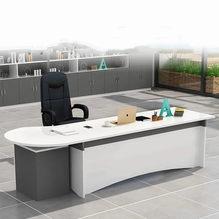 Luxury Cheap Office Desk Drawers Writing Storage Drafting Filing Console Office Desk School Scrivania Angolare Furniture HDH