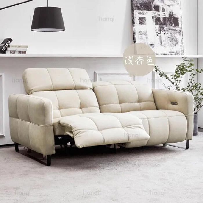 Living Room Office Electric Sofa Lazy Recliner White Leather Floor Modern Sofa Luxury Accent Sillon Electrico Set Furnitures