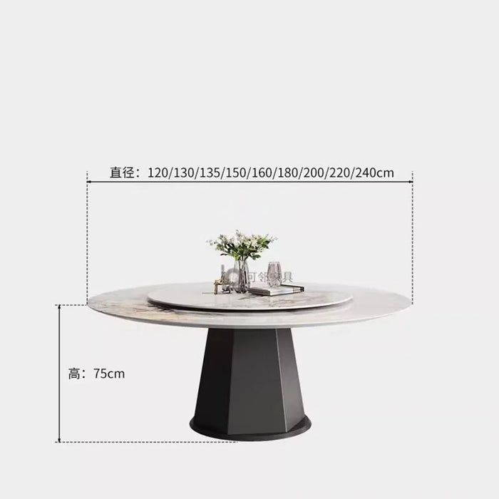 Nordic Multifunctional Dining Table Waterproof Round Heat Resistance Dining Table Japan Style Mesas De Jantar Kitchen Furniture
