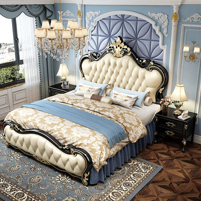 Nordic Unique Bedrooms Bed Under Storage Queen Cheap Upholstered King Bed Luxury Princess Letto Matrimoniale Bedroom Furniture
