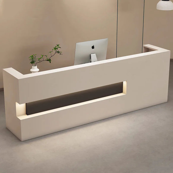 Lectern Office Reception Desk Podium Front Receptionist Pulpit Cash Counter Desk Restaurant Tables White Bureau Shop Furniture