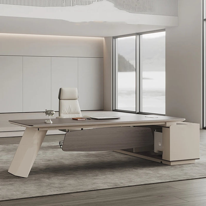 Fashion Luxury Office Desk Professional Modern Studio Executive Storage Ideas Desk Tables Aesthetic Pc-schreibtische Furniture