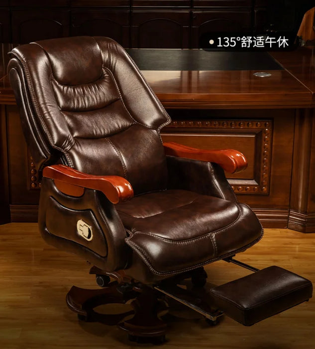 Boss's chair can tilt Office chair Office chair Business computer chair Swivel chair Big class chair