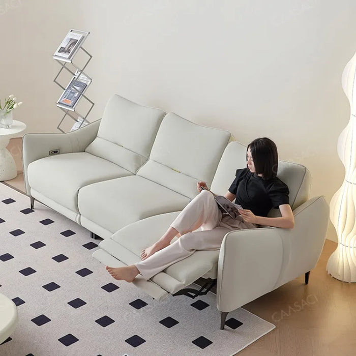 Leather Recliner Reclining Sofas Electric Armchair Reclining Sofas Movie Theater Seats Electric Divano Living Room Furniture