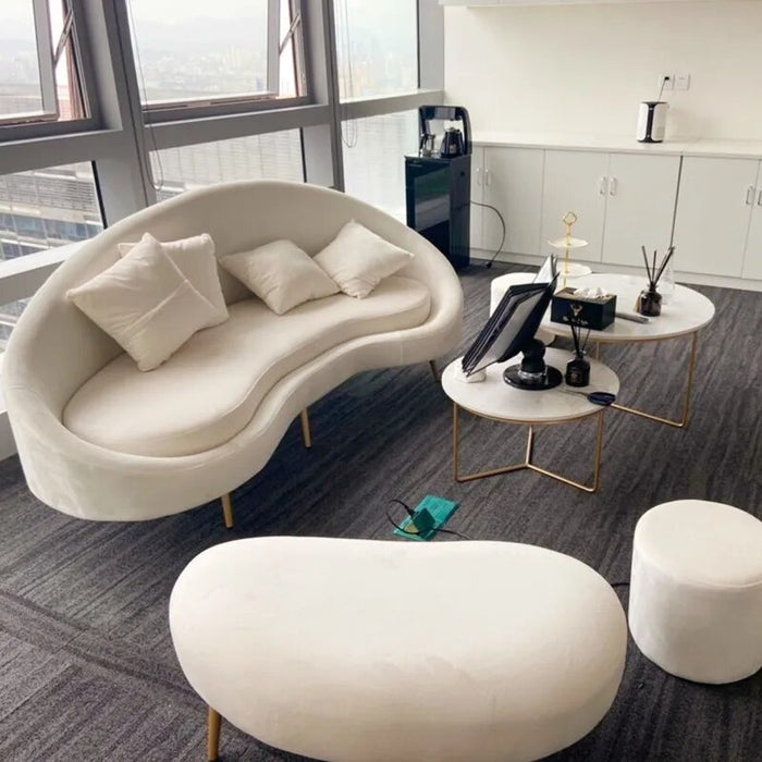 Sectional Set Sofa Living Room Lazy Gaming Office Curved Modern Puff Sofa Arm Couches Accent Wohnzimmer Sofas Home Furniture