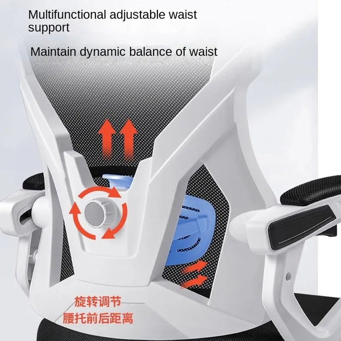 Ergonomic Chair Reclinable Computer Chair Gaming Chair Bedroom Swivel Chair Office Chair Gaming Chair Breathable Mesh Surface