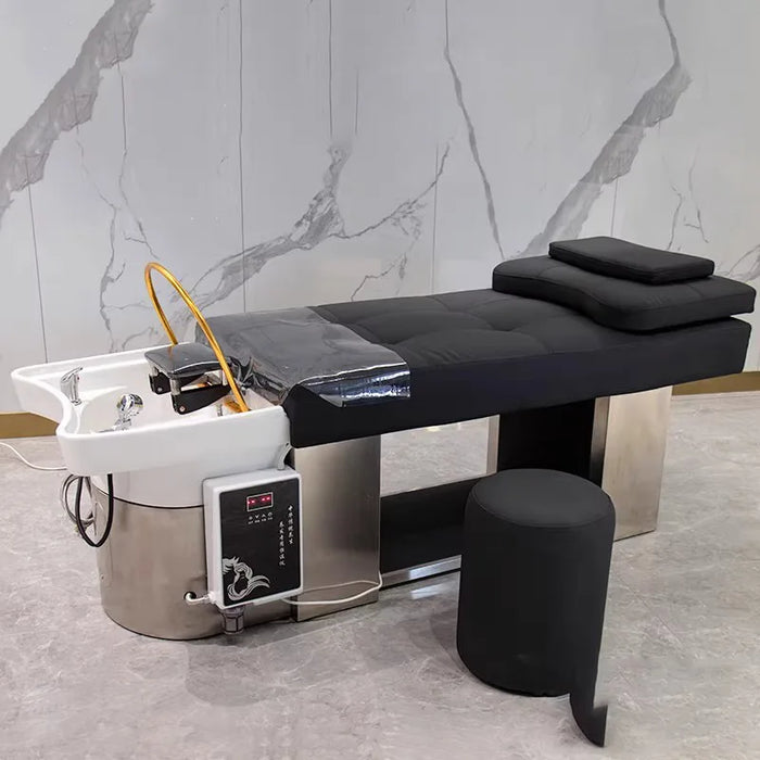 Professional Hairdressing Chair Japanese Hair Spa Stylist Treatment Bed Beauty Salon Lit Shampooing Spa Salon Furniture CY50XT