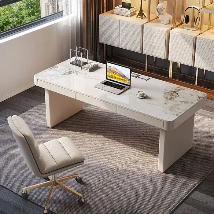 Workbench Modern Office Desk Writing Desktop Makeup Coffee Meeting Drafting Office Desk Stand Scrivania Legno Furniture HDH