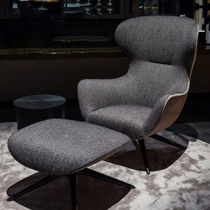 Nordic Fabric Home Rotatable Living Room Sofas Simple Modern Designer Swivel Chairs Luxury Apartment Dormitory Leisure Sofa L WK