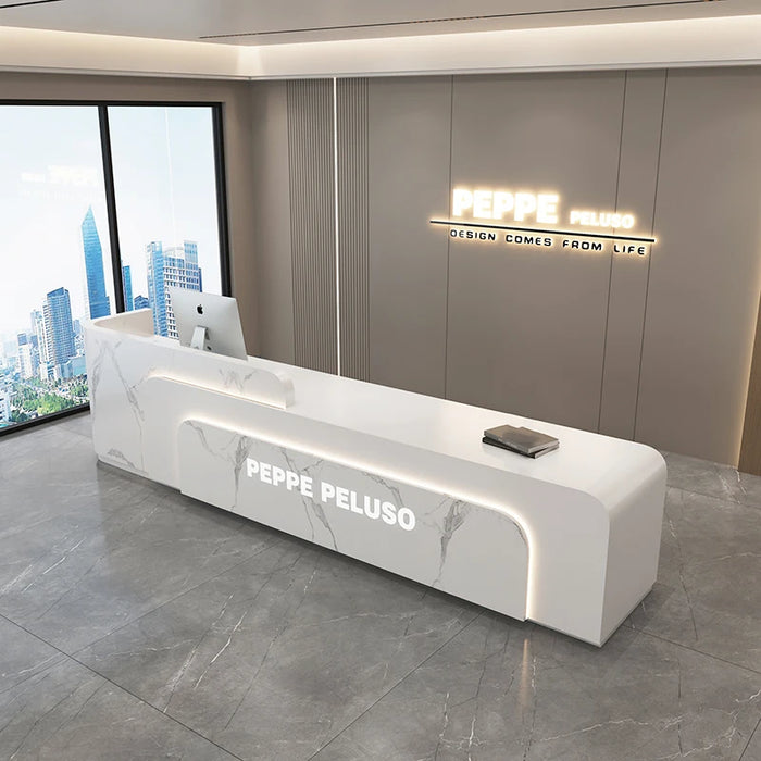 Salon Clothing Reception Desk Checkout Modern Coffee Shop Cashier Counter Office Hotel Comptoir De Caisse Boutique Bar Furniture