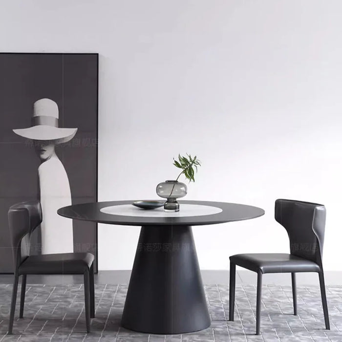 Round Mobile Dining Tables Modern Rustic Luxury Replica Makeup Center Dining Tables Console Mesas De Jantar Hotel Furniture HDH