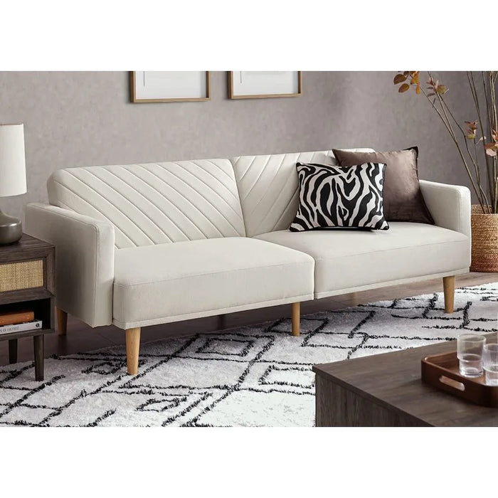 mopio Chloe Futon Sofa Bed, 77.5", Couch, Small Sofa, Sleeper Sofa, Loveseat, Mid Century Modern Futon Couch, Sofa Cama, Couches