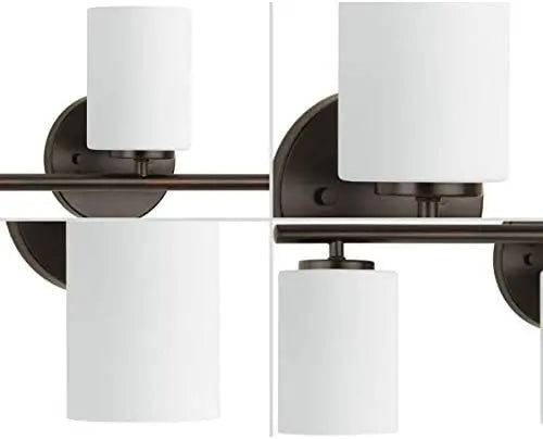Collection 3-Light Etched White Glass Modern Bath Vanity Light Brushed Nickel Toothpaste squeezer dispenser Acessórios para cas