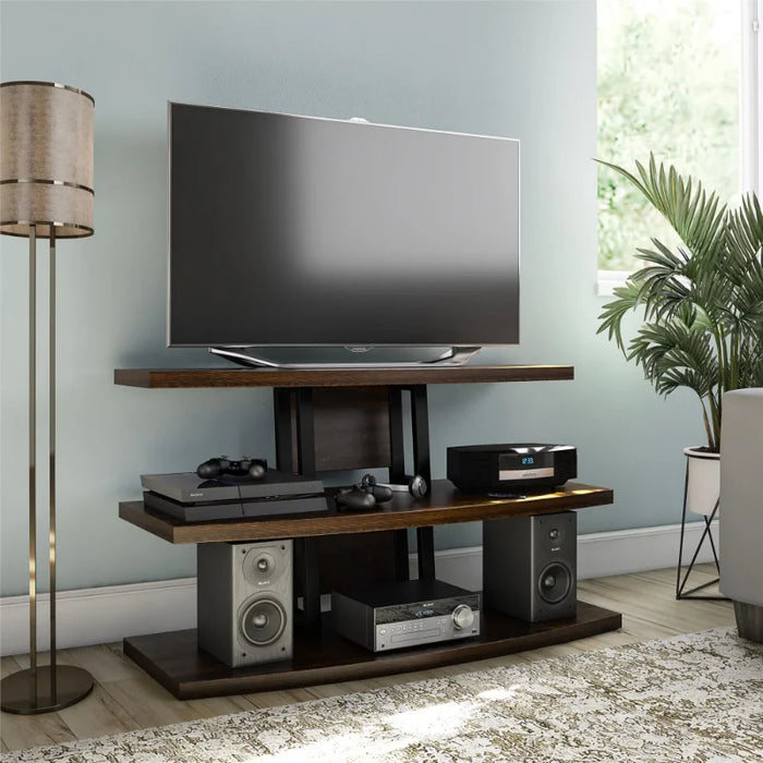 Better Homes & Gardens Walker TV Stand, Rustic Espresso living room furniture  tv stand cabinet