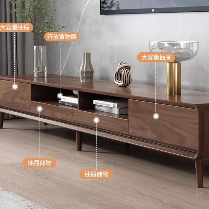 Modern Floor Wooden Standing Shelves Record Player Living Room Cabinet Mount Tv Stands Storage Roku Tv Living Room Furniture