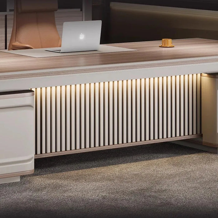Bookshelf Executive Office Desk Supplies European Modern Luxury Computer Desks Floor Standing Mesa De Escritorio Home Furniture