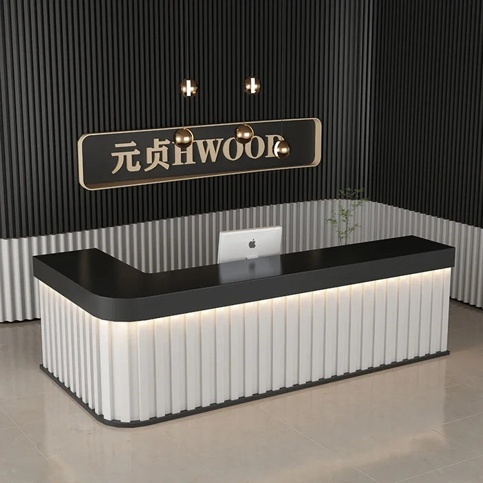 Simple Counter Desk Reception Offices Checkout Counter Stand Table Reception Beauty Recepcion Mueble Bar Furniture Counter