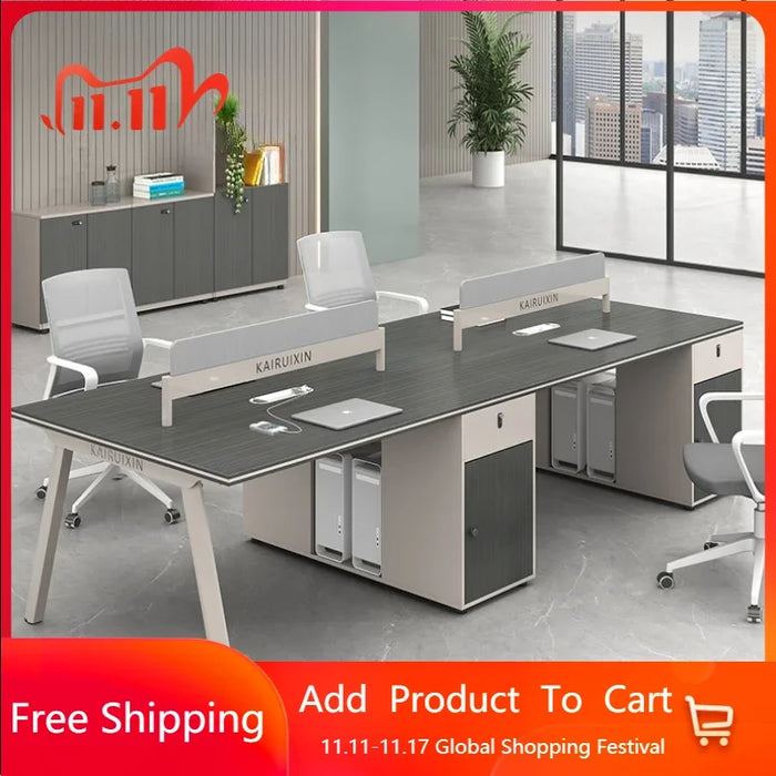 Reception Standing Office Desk Computer Writing Boss Conference Modern Office Desk Study Luxury Meuble Bureau Furniture SR50OD