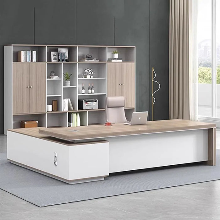 Study Corner Office Desk Computer Conference Executive Writing Monitor Office Desk Drawers Table Ordinateur Office Furniture HDH