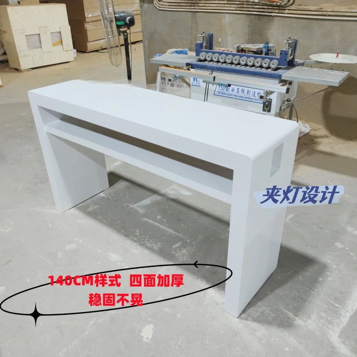 Manicure Beauty Salon Nail Tables Dressing Professional Luxury White Nail Tables Living Room Mesa Manicura Furniture MR50NT