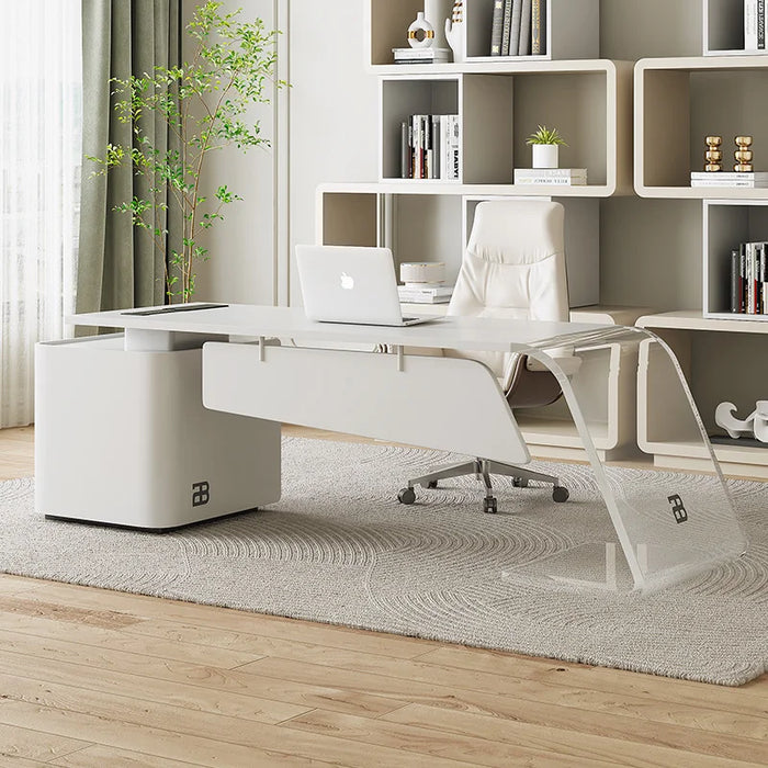 Reception Computer Desk Standing Writing Conference Executive Office Desk Drawers Organizers Escritorios De Ordenador Furniture