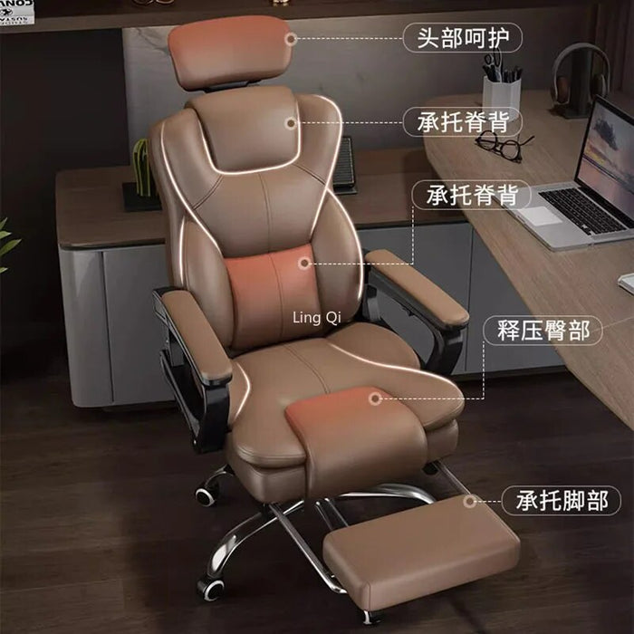 Mobile Living Room Office Chair Designer Study Meditation Solid Color Gaming Chair Nordic Liftable Headrest Muebles Furniture