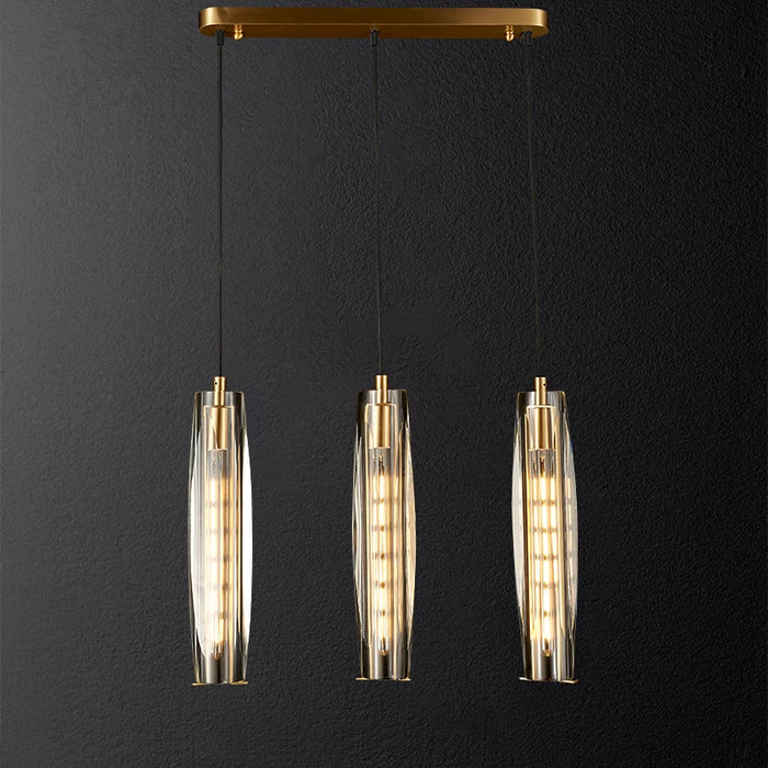 Led Crystal Ceiling Lamp Pendant Light Hanging Chandelier Copper Lamps Bedroom Bedside Living Room Dining Bar Lights Fixtures