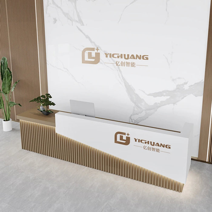 Office Club Reception Desks Service Pulpit Podium Commercial Reception Desks Standing Mostrador Recepcion Minimalist Furniture