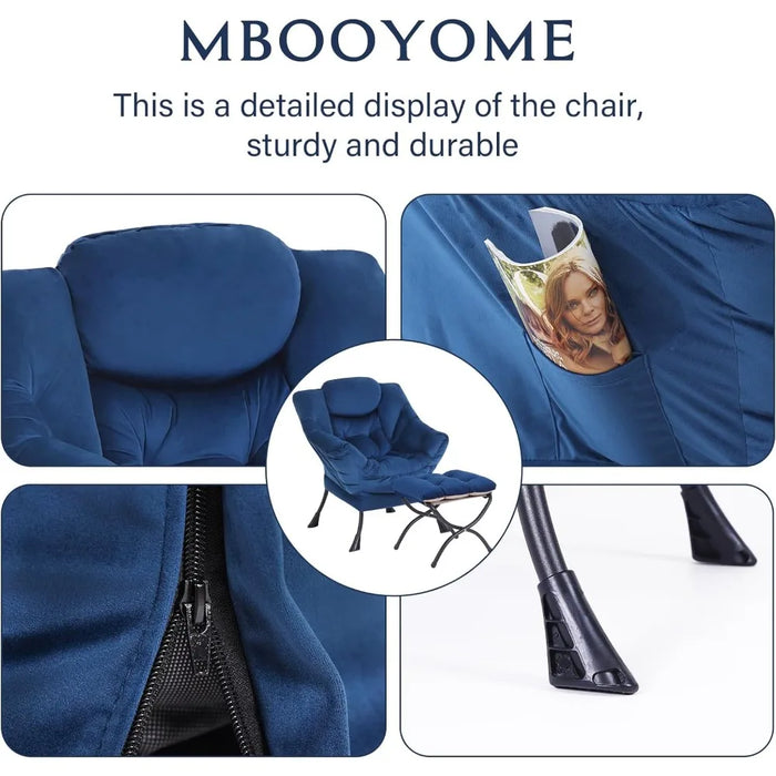 Lazy Chair With Ottoman Recliner Chair Living Room Comfy Armchairs Interior Furniture Home