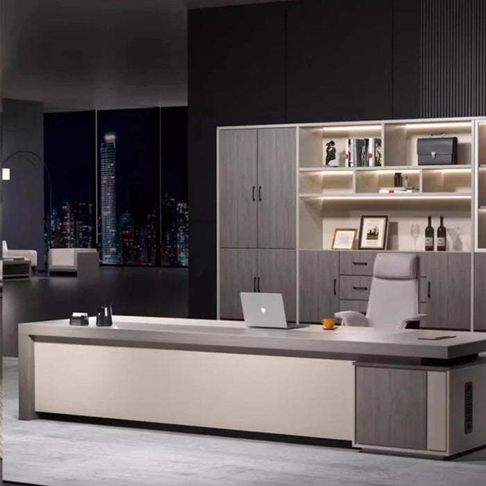 Drawers Storage Office Desk Luxury Desktop Standing Writing Office Desk Meeting Scrivania Ufficio Lavoro Office Furniture