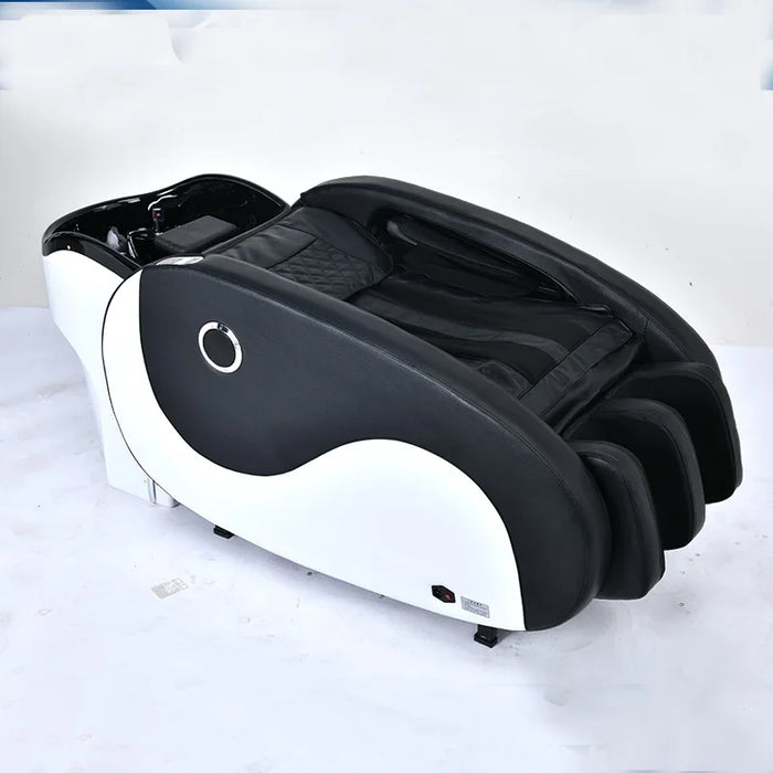 Luxury Electric Shampoo Chair with Back Leg Massage & Audio Customizable Color Logo for Salon Furniture