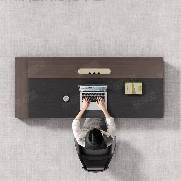 Reception Wooden Office Desks Keyboard Reception Storage Multifunctional Office Desks Writing Study Scrivania Angolare Furniture