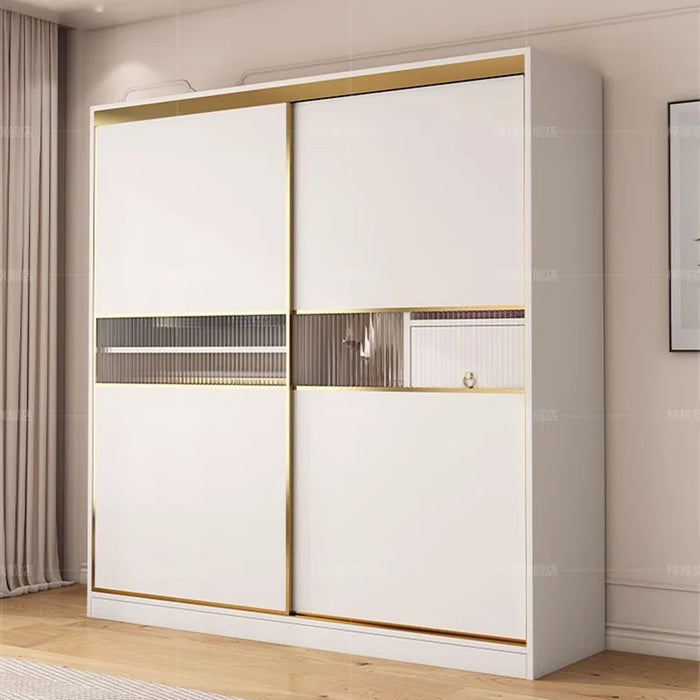 Modern Luxury Wardrobe Storage Multifuncion Wooden Bedroom Wardrobe Organizer Portable Ropero Armable De Ropa Room Furniture