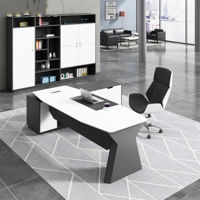 Luxury Office Desk Standing Bedroom Storage Standing Writing Desk Workstation Drawers Scrivania Con Cassetti Modern Furniture
